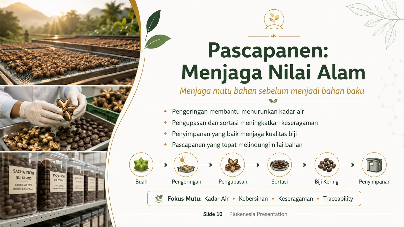 Slide 10: Pascapanen: Menjaga Nilai Alam