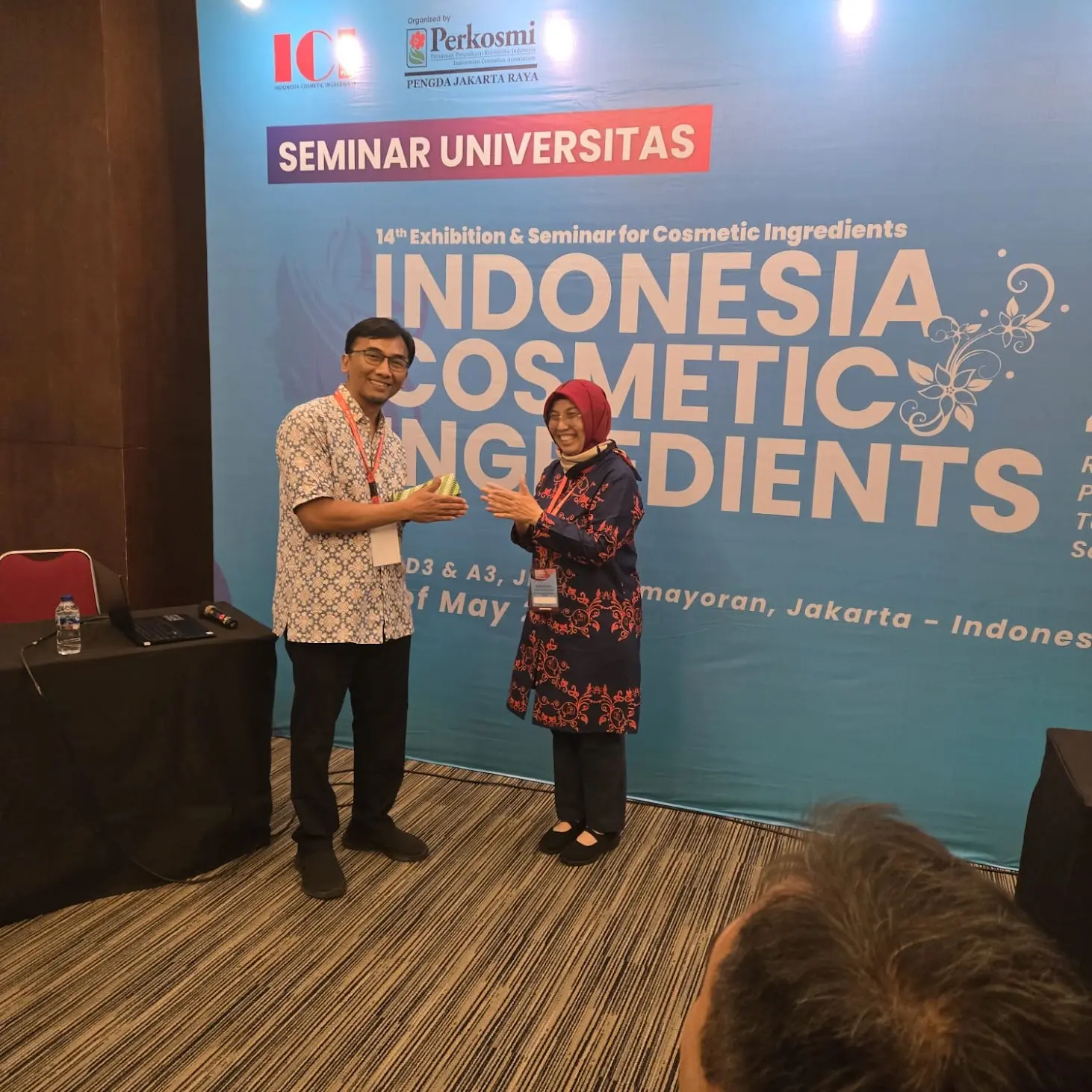 Diseminasi kepada industri kosmetik